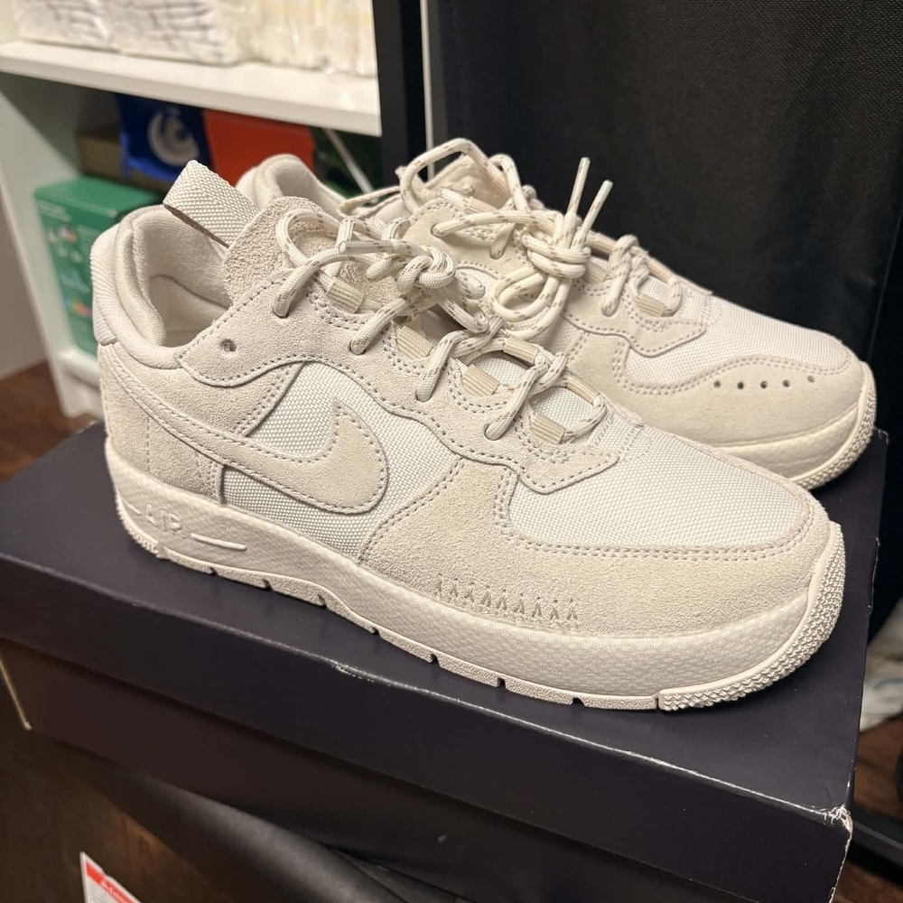 Nike Air Force 1 WILD Beige Sneakers